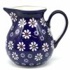 Table Accessories * | Janelle Imports Family Style Creamer 16 Oz In Flowers On Blue