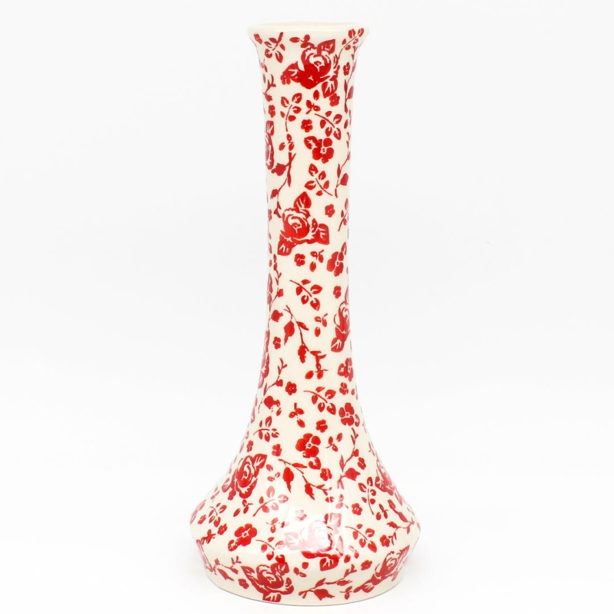 Home Decor * | Janelle Imports Bud Vase In Antique Red