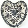 Home Decor * | Janelle Imports Lg Hanging Heart Dish In Gray & Black