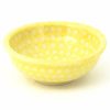 Bowls * | Janelle Imports Shallow Soy Bowl In Yellow Elegance