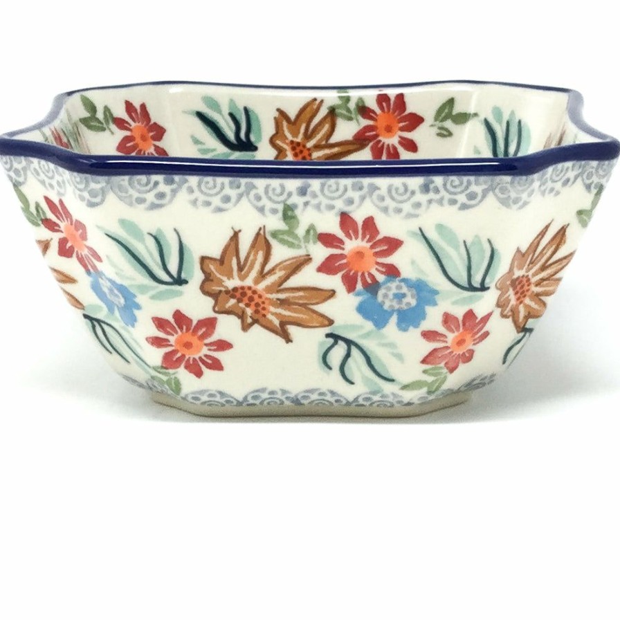 Bowls * | Janelle Imports Square Soup Bowl 16 Oz In Late Fall