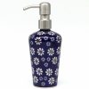 Home Decor * | Janelle Imports Soap Dispenser In Flowers On Blue