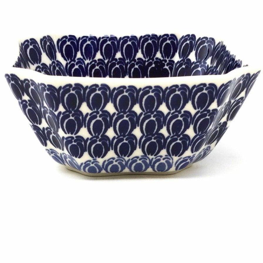 Bowls * | Janelle Imports Square Soup Bowl 16 Oz In Perennial Bulbs