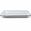 Platters, Servers, And Trays * | Janelle Imports Lg Rect. Server W/Lip In Simple Elegance