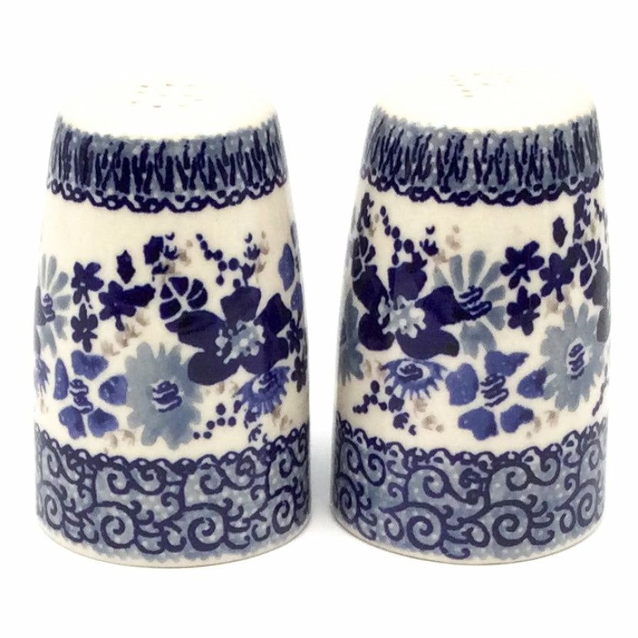 Table Accessories * | Janelle Imports Salt & Pepper Set In Stunning Blue