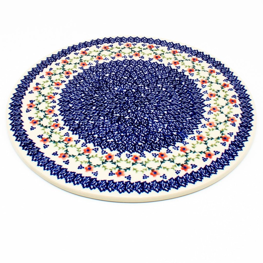 Kitchen Accessories * | Janelle Imports Round Cutting Board 12 In Lattice