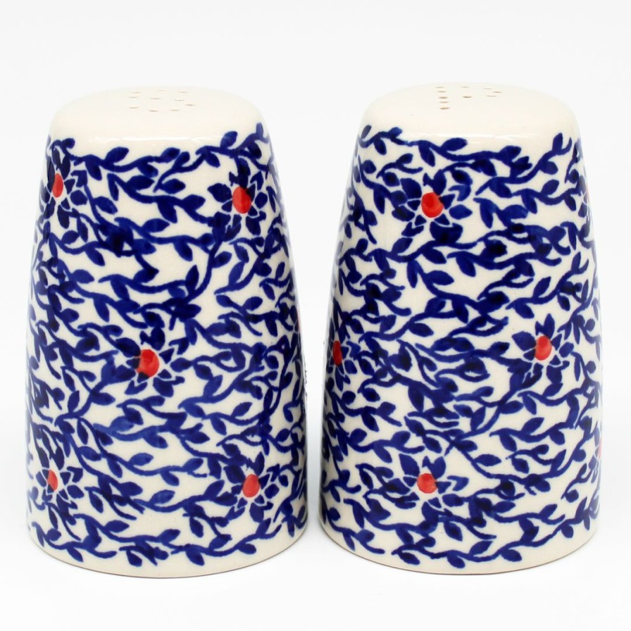 Table Accessories * | Janelle Imports Salt & Pepper Set In Touch Of Red