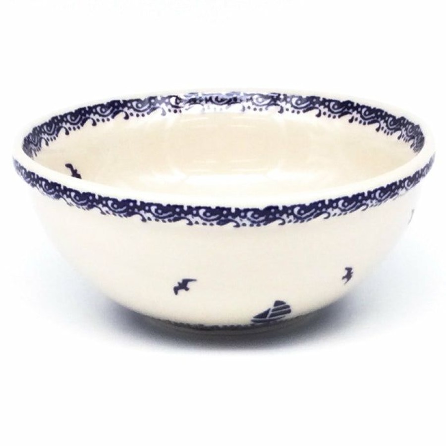 Bowls * | Janelle Imports Round Bowl 32 Oz In Sailboat