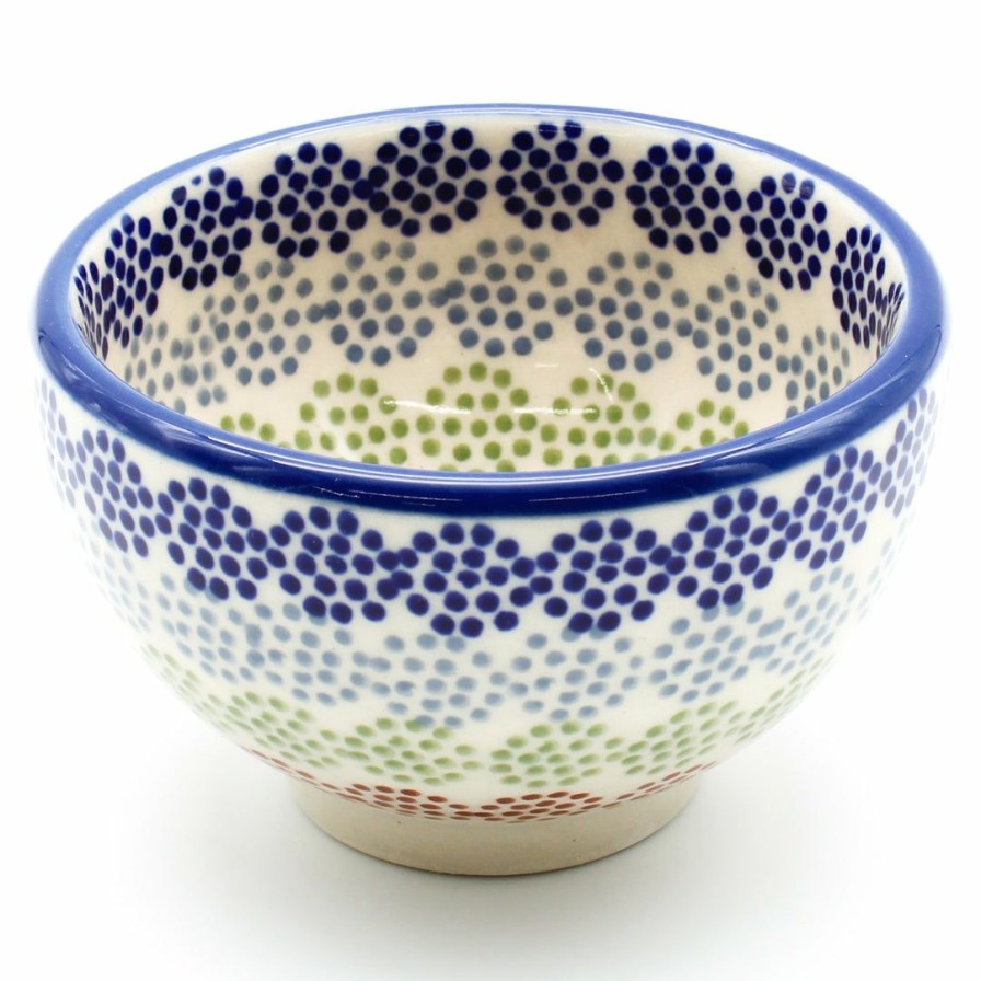 Bowls * | Janelle Imports Deep Soy Bowl In Modern Dots