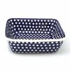 Bakeware * | Janelle Imports Deep Square Baker In White Polka-Dot