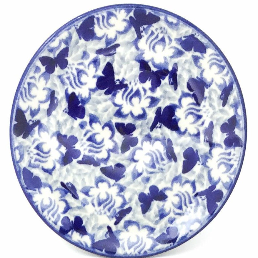 Plates * | Janelle Imports Bread & Butter Plate In Blue Butterfly