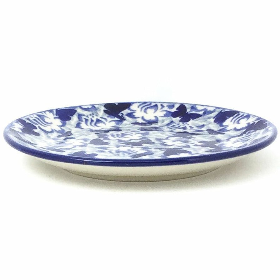 Plates * | Janelle Imports Bread & Butter Plate In Blue Butterfly