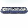 Platters, Servers, And Trays * | Janelle Imports Rectangular Divided Server In Alpine Blue