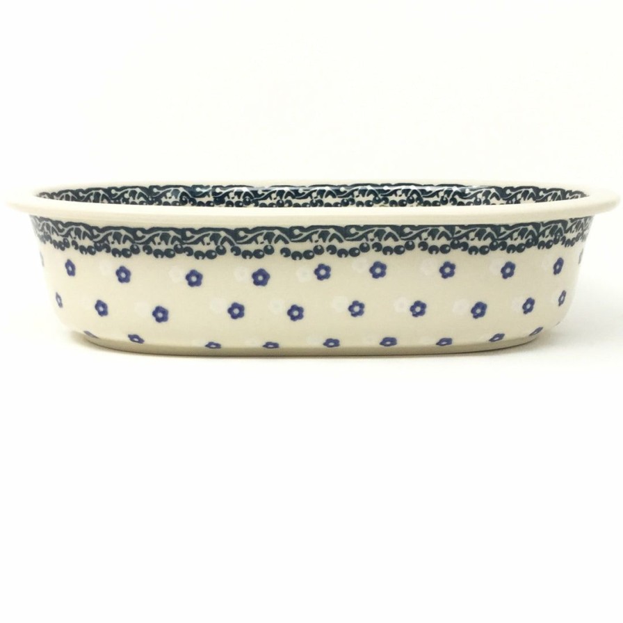 Bakeware * | Janelle Imports Md Oval Baker In Dill Flowers