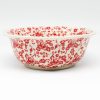 Bowls * | Janelle Imports Sm Retro Bowl In Antique Red