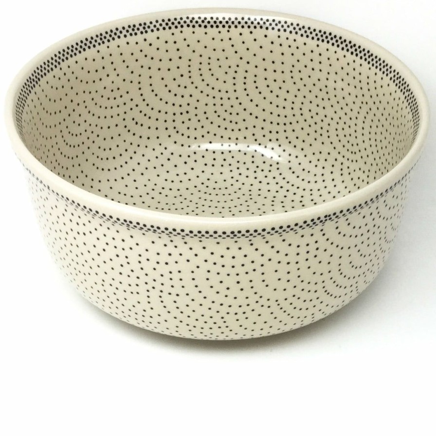 Bowls * | Janelle Imports Family Deep Bowl In Black Elegance