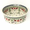 Bakeware * | Janelle Imports Deep Round Baker In Dill Flowers