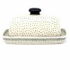 Table Accessories * | Janelle Imports Butter Dish In Black Elegance