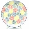 Platters, Servers, And Trays * | Janelle Imports Round Platter 12.5 In Pastel Burst