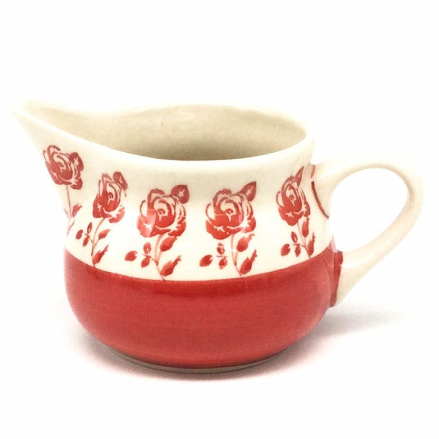 Table Accessories * | Janelle Imports Creamer 6 Oz In Red Rose