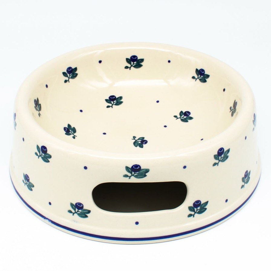 Bowls * | Janelle Imports Lg Dog Bowl In Blueberry