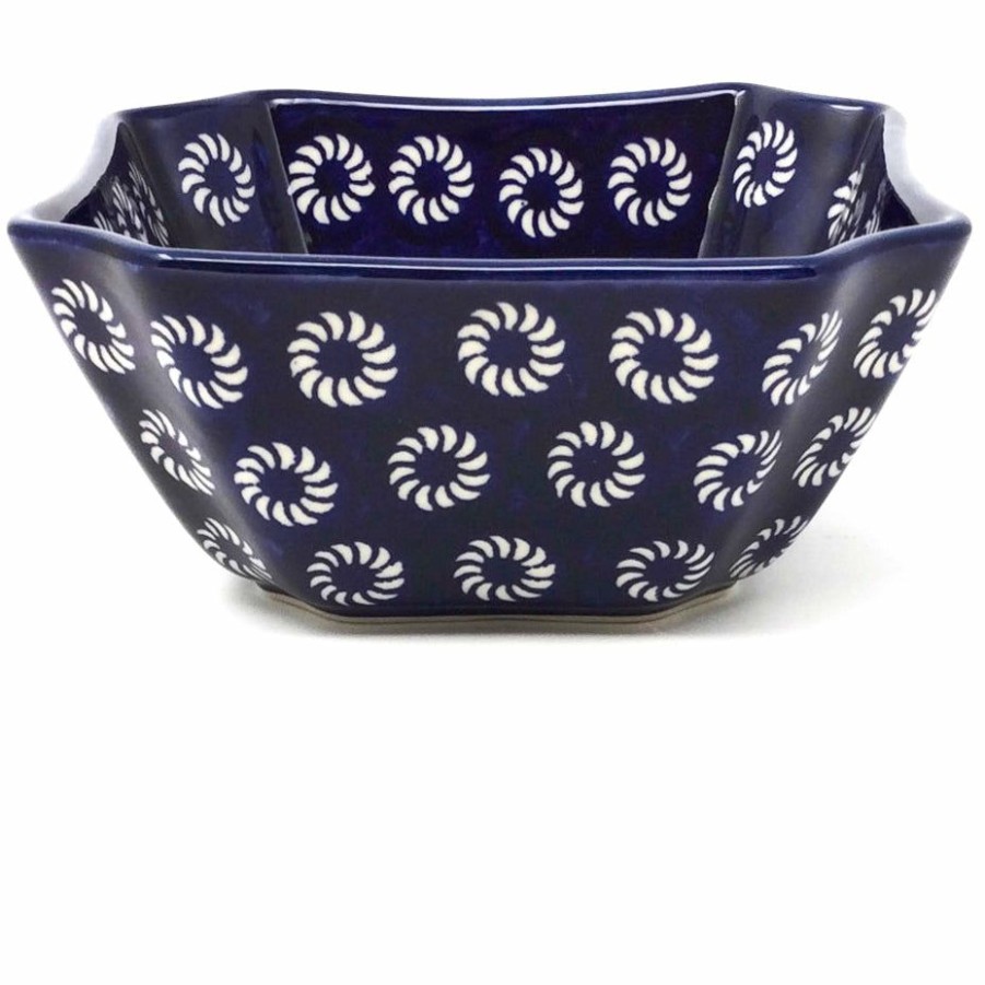 Bowls * | Janelle Imports Square Soup Bowl 16 Oz In Pinwheel