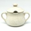 Table Accessories * | Janelle Imports Family Style Sugar Bowl 14 Oz In White On White