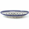 Platters, Servers, And Trays * | Janelle Imports Lg Modern Oval Server In Forget-Me-Not