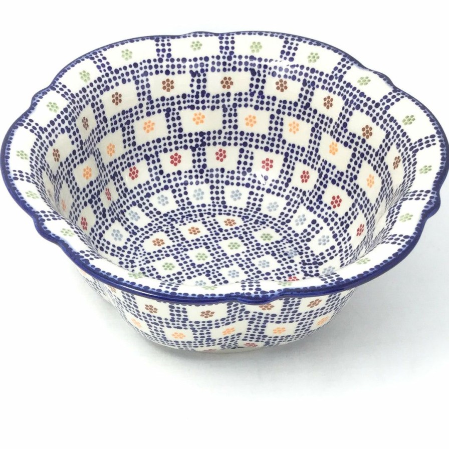 Bowls * | Janelle Imports Md Retro Bowl In Modern Checkers