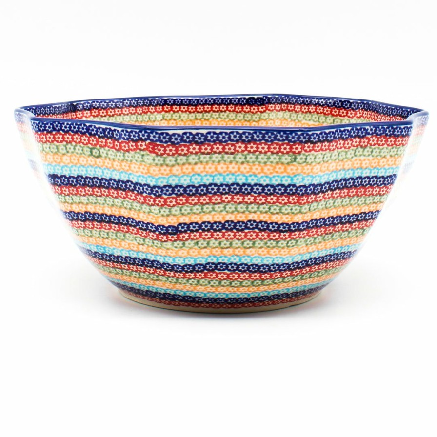 Bowls * | Janelle Imports Sm New Kitchen Bowl In Multi-Colored Flowers