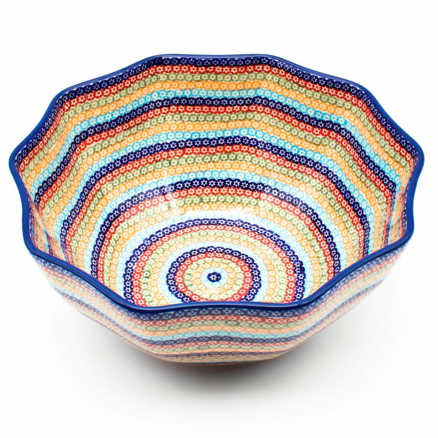 Bowls * | Janelle Imports Sm New Kitchen Bowl In Multi-Colored Flowers