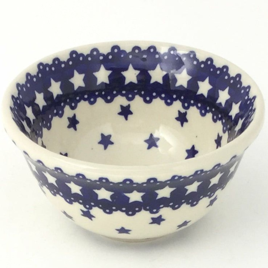 Bowls * | Janelle Imports Spice & Herb Bowl 8 Oz In Blue Stars