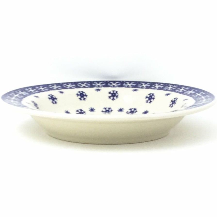 Plates * | Janelle Imports Soup Plate In Snowflake