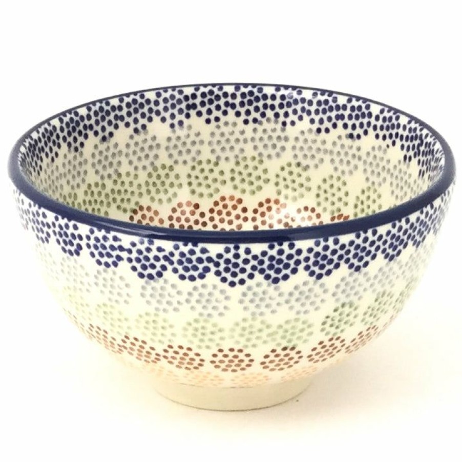 Bowls * | Janelle Imports Rice Bowl In Modern Dots