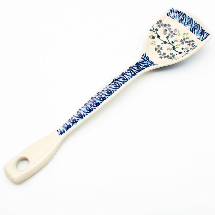 Kitchen Accessories * | Janelle Imports Colander Spoon 12 In Blue Meadow