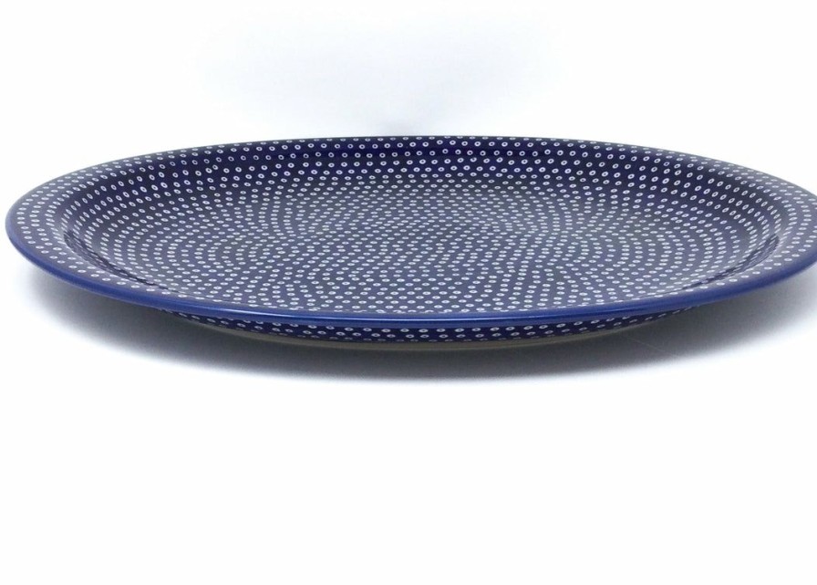 Platters, Servers, And Trays * | Janelle Imports Turkey Server In Blue Elegance