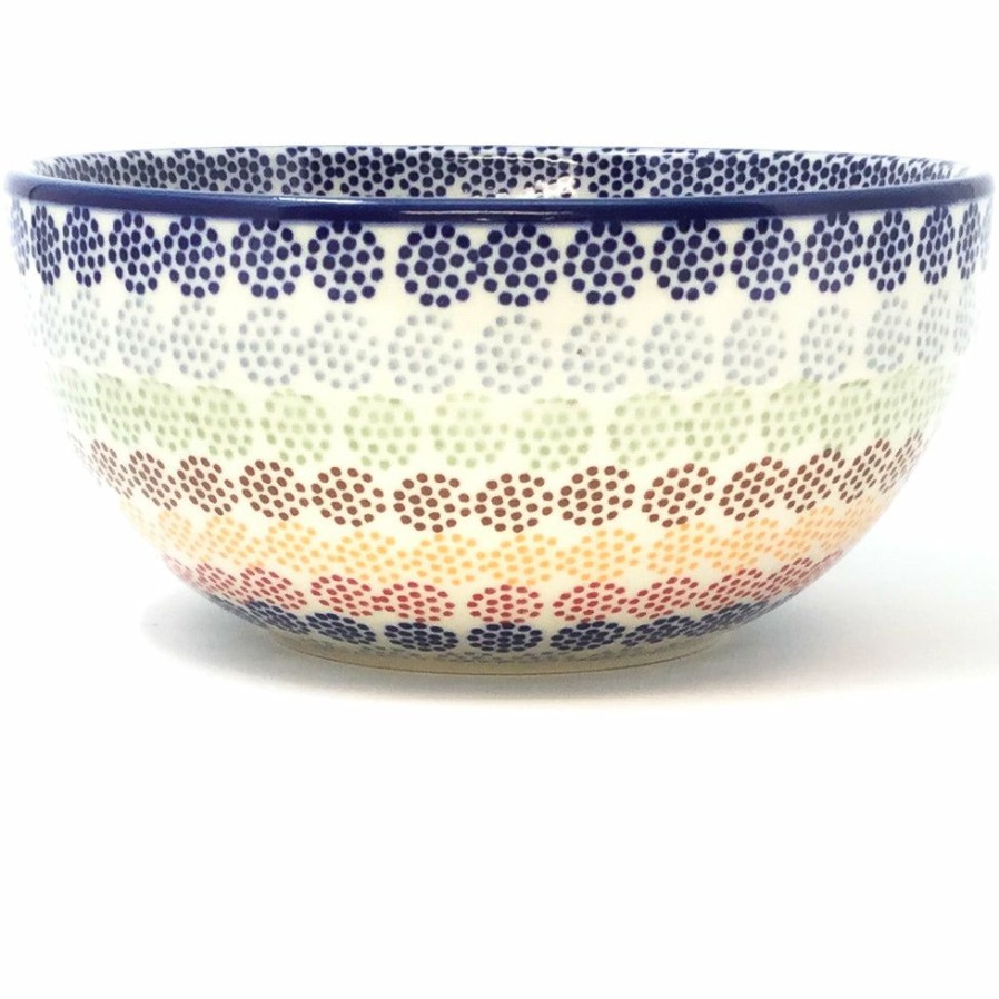 Bowls * | Janelle Imports Soup Bowl 24 Oz In Modern Dots