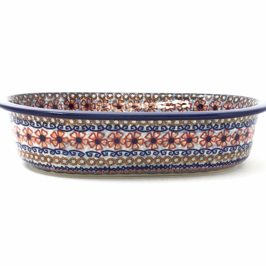 Bakeware * | Janelle Imports Md Oval Baker In Earth Tones