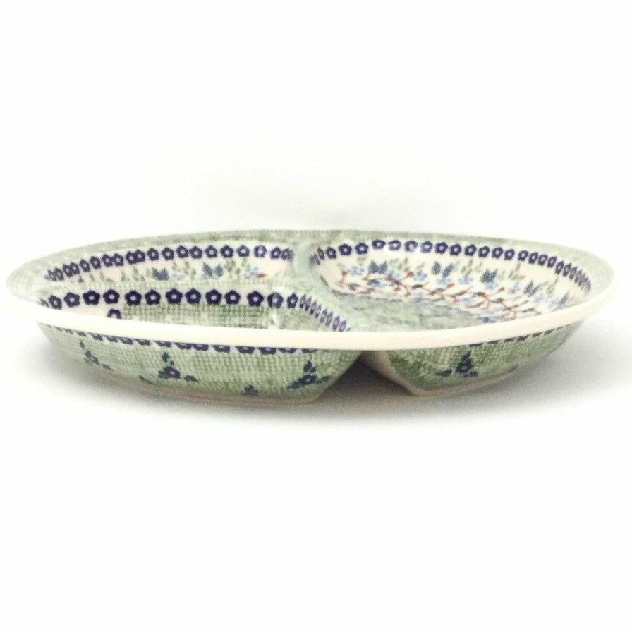 Plates * | Janelle Imports Divided Plate In Spring Garden