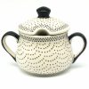 Table Accessories * | Janelle Imports Family Style Sugar Bowl 14 Oz In Black Elegance