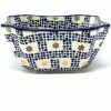 Bowls * | Janelle Imports Square Soup Bowl 16 Oz In Modern Checkers