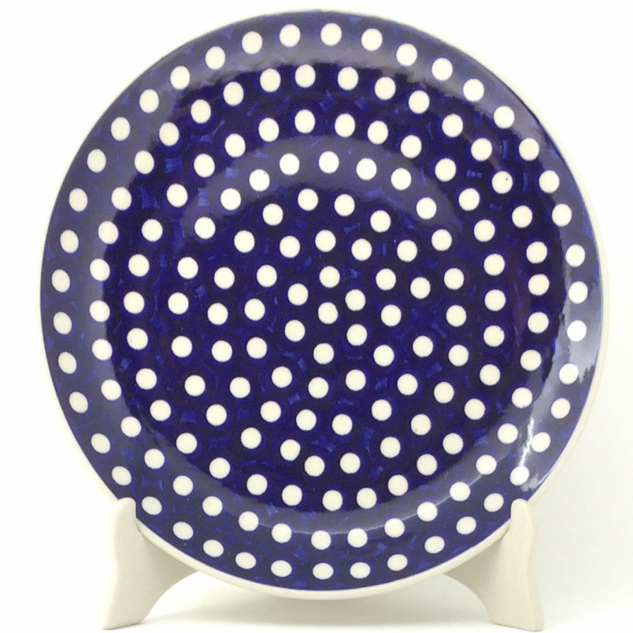 Plates * | Janelle Imports Dinner Plate 10 In White Polka-Dot