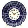 Home Decor * | Janelle Imports Plate Wall Clock In Pinwheel