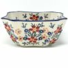 Bowls * | Janelle Imports Square Soup Bowl 16 Oz In Delicate Flowers