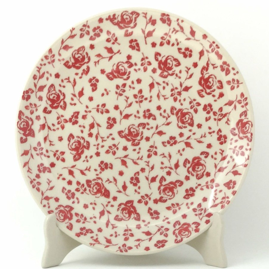 Plates * | Janelle Imports Dinner Plate 10 In Antique Red