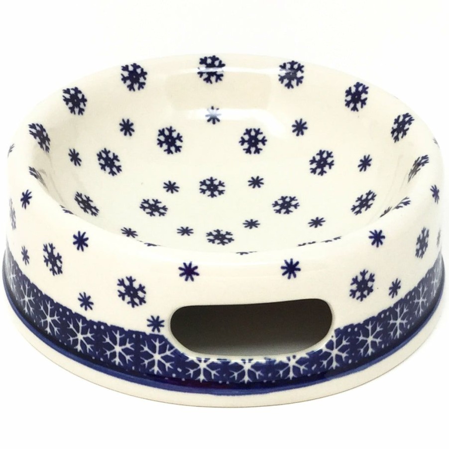 Bowls * | Janelle Imports Md Dog Bowl In Snowflake