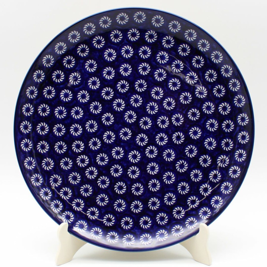 Platters, Servers, And Trays * | Janelle Imports Round Platter 12.5 In Pinwheel