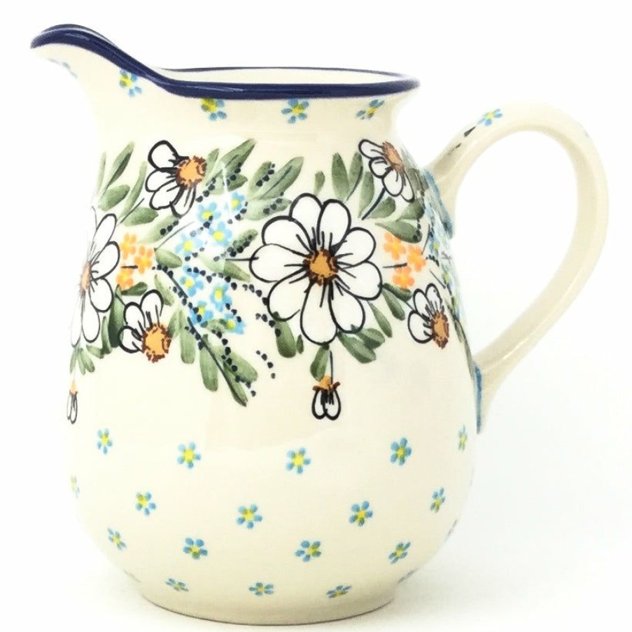 Home Decor * | Janelle Imports Pitcher 1 Qt In Spectacular Daisy