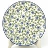 Plates * | Janelle Imports Dinner Plate 10 In Blue Clematis