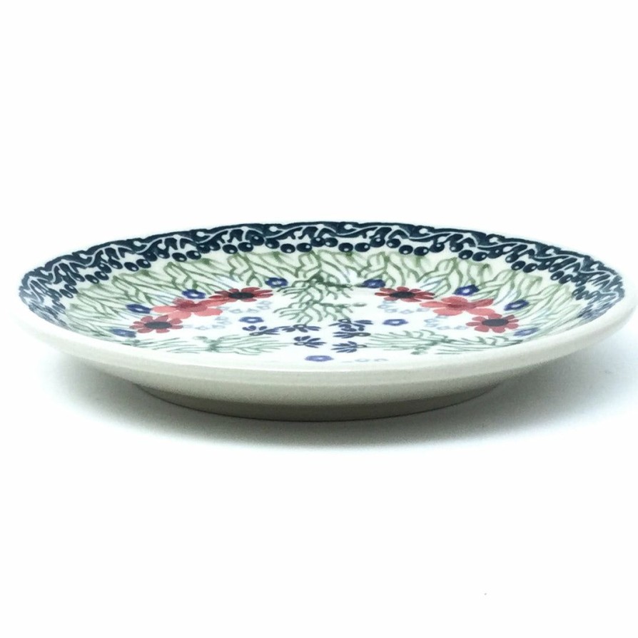 Plates * | Janelle Imports Bread & Butter Plate In Dill Flowers